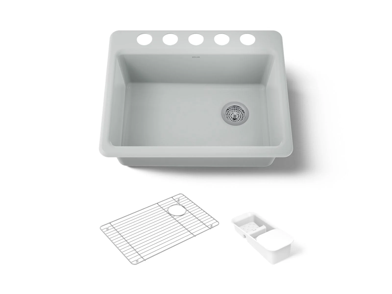 KOHLER K-8668-5UA2 Riverby 27" undermount single-bowl workstation kitchen sink - Image 20