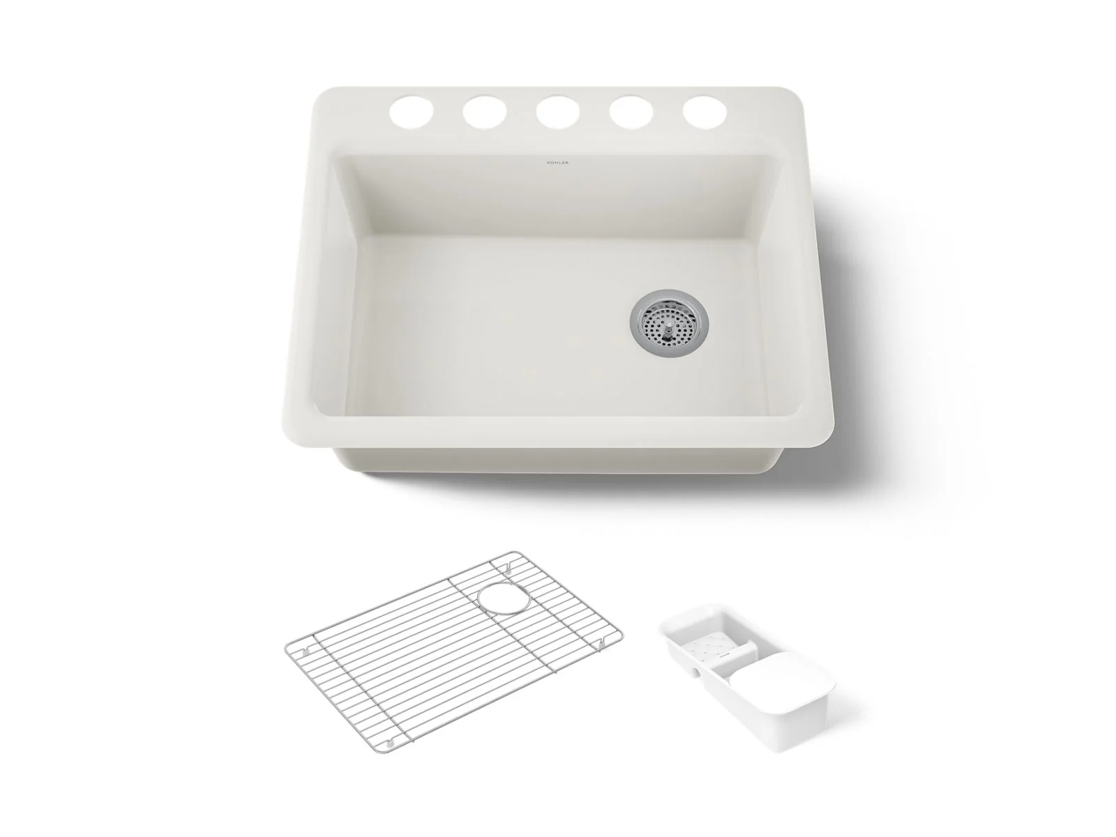 KOHLER K-8668-5UA2 Riverby 27" undermount single-bowl workstation kitchen sink - Image 25