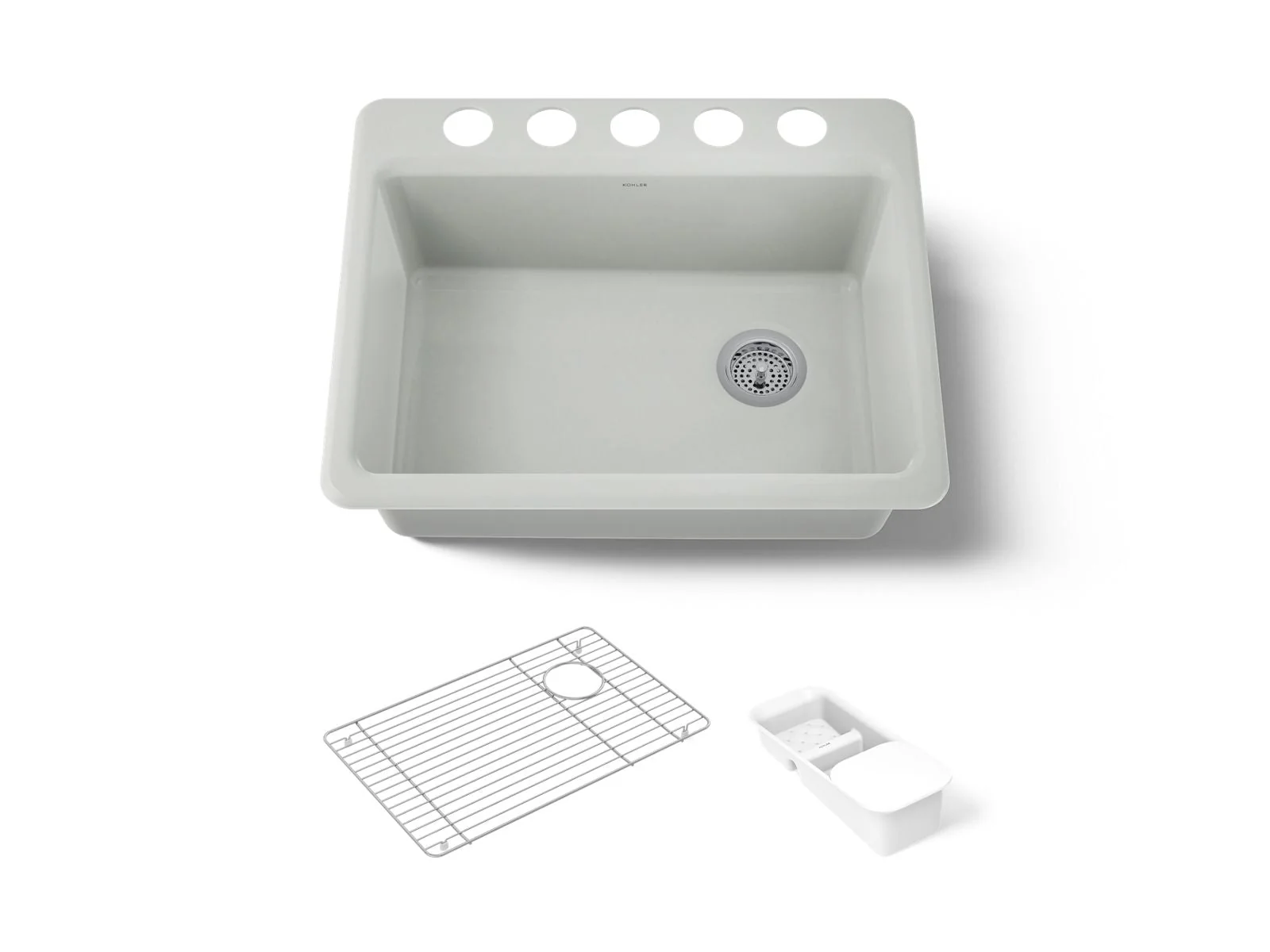 KOHLER K-8668-5UA2 Riverby 27" undermount single-bowl workstation kitchen sink - Image 31