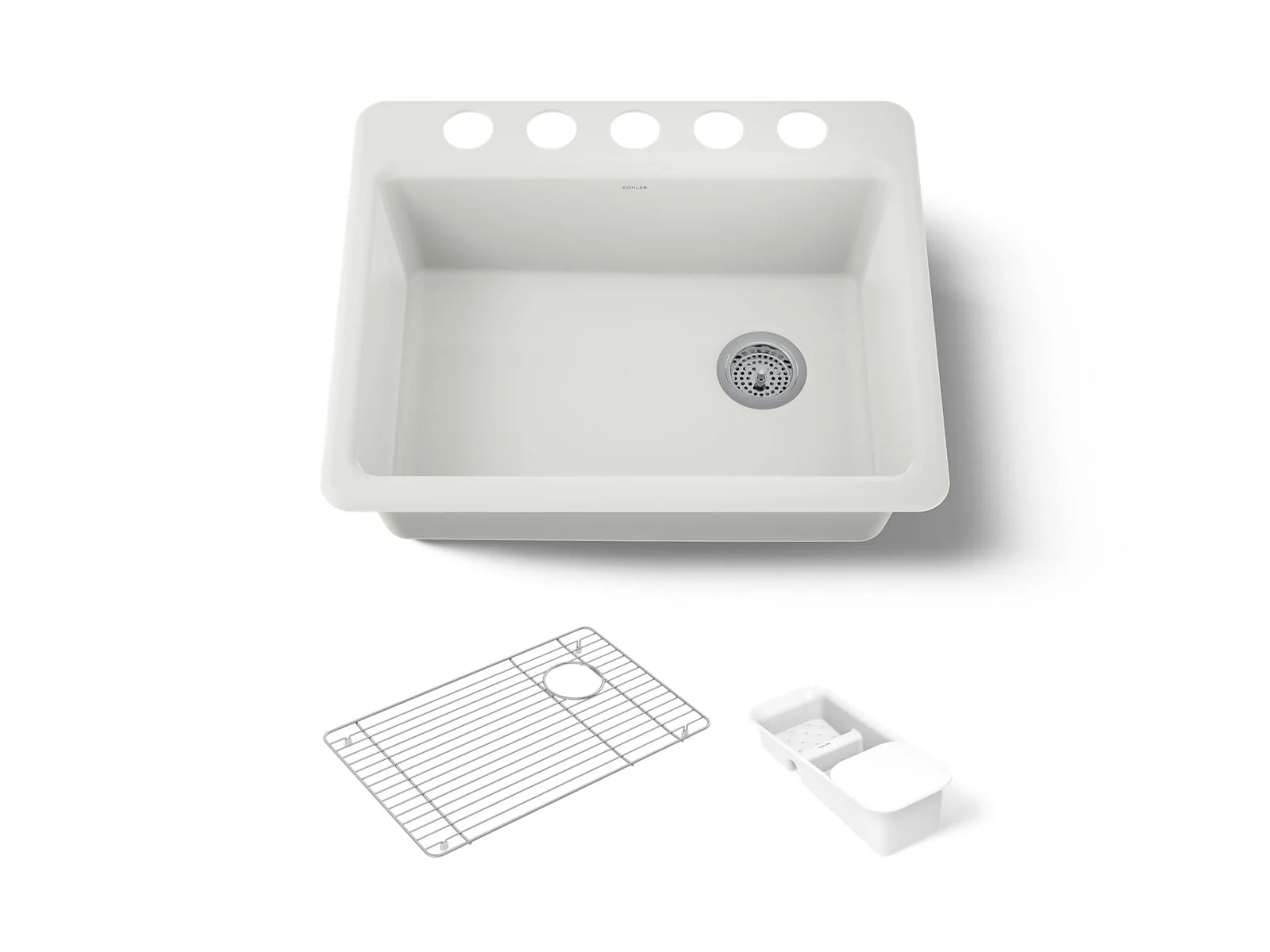 KOHLER K-8668-5UA2 Riverby 27" undermount single-bowl workstation kitchen sink - Image 36