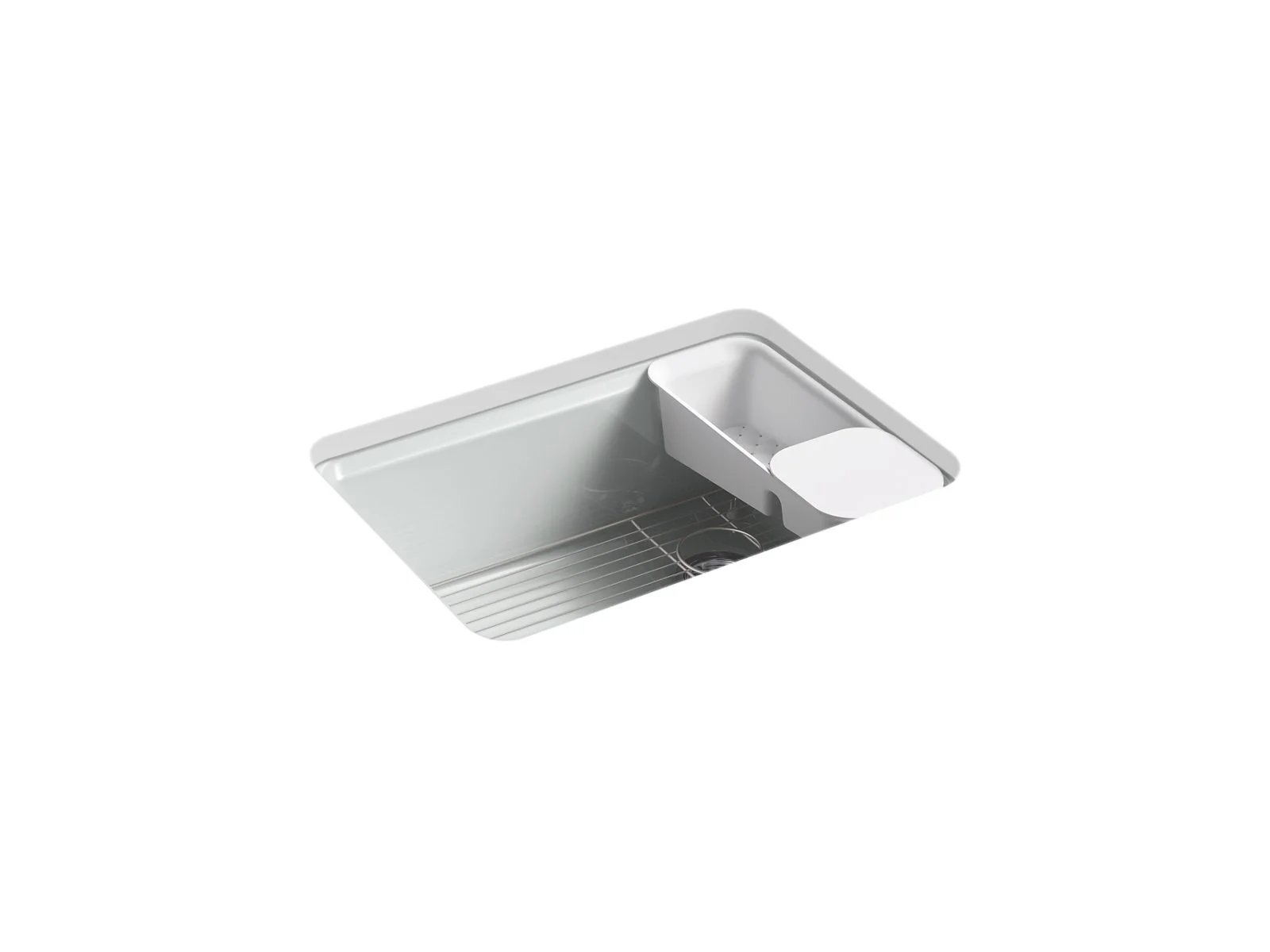 KOHLER K-8668-5UA2 Riverby 27" undermount single-bowl workstation kitchen sink - Image 4