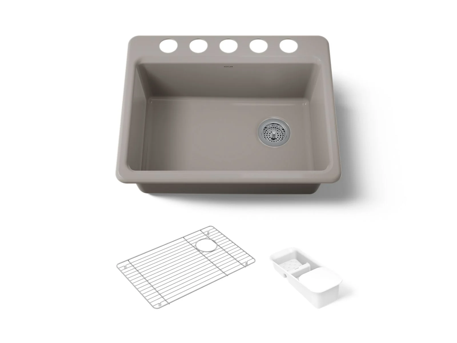 KOHLER K-8668-5UA2 Riverby 27" undermount single-bowl workstation kitchen sink - Image 41