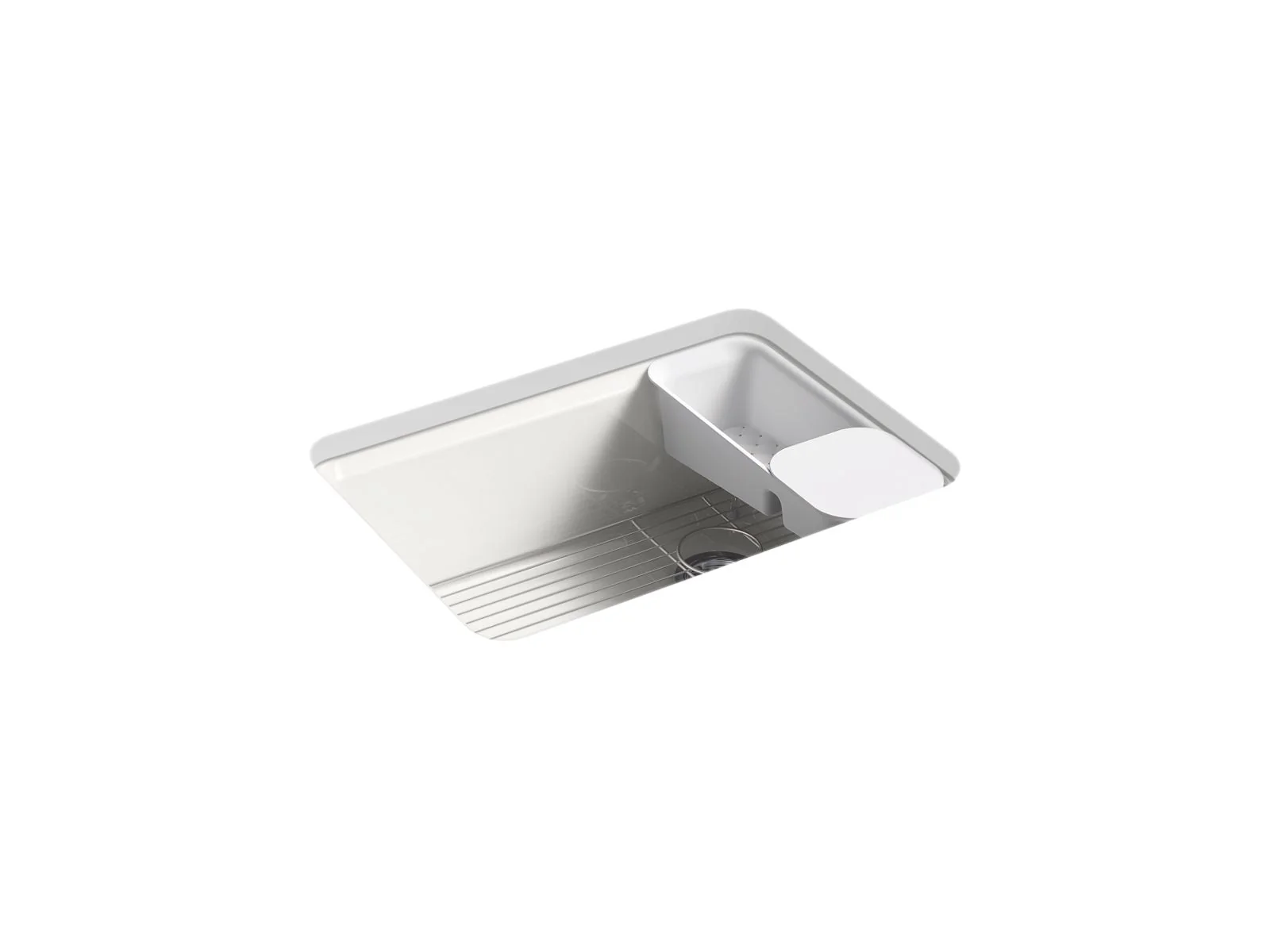 KOHLER K-8668-5UA2 Riverby 27" undermount single-bowl workstation kitchen sink - Image 6