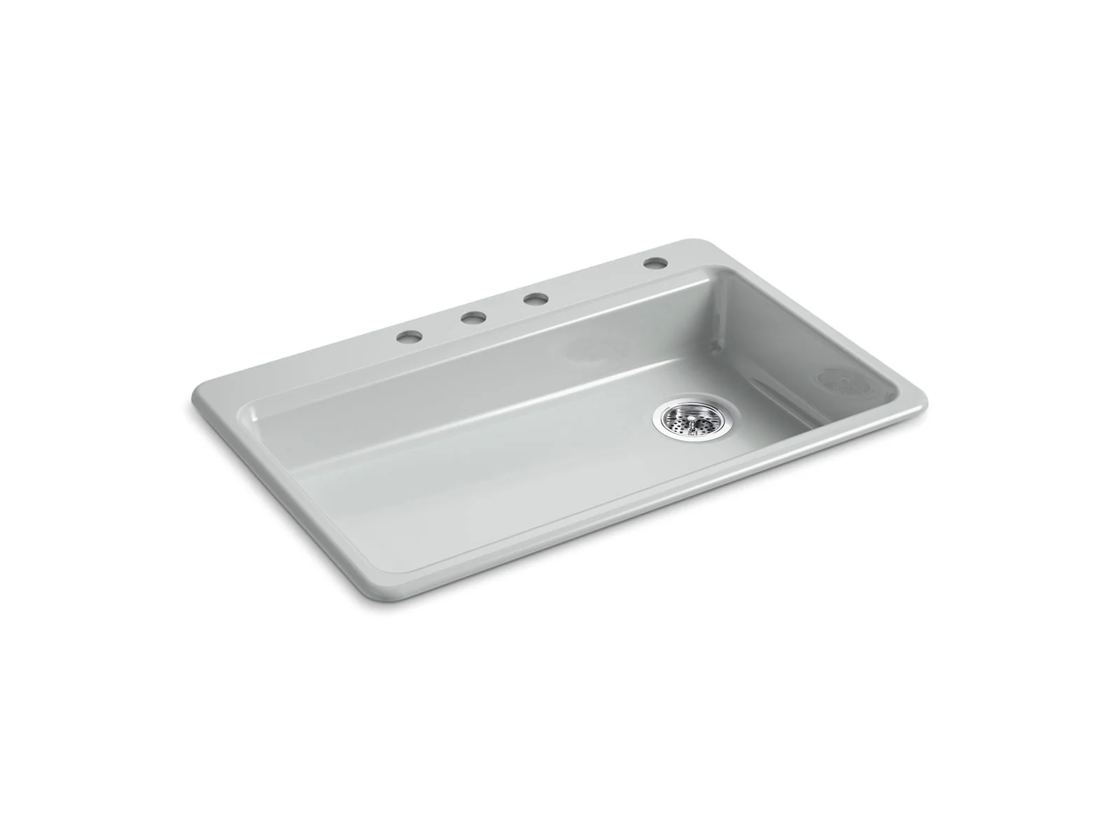 KOHLER K-8689-4 Riverby 33" top-mount single-bowl kitchen sink - Image 4