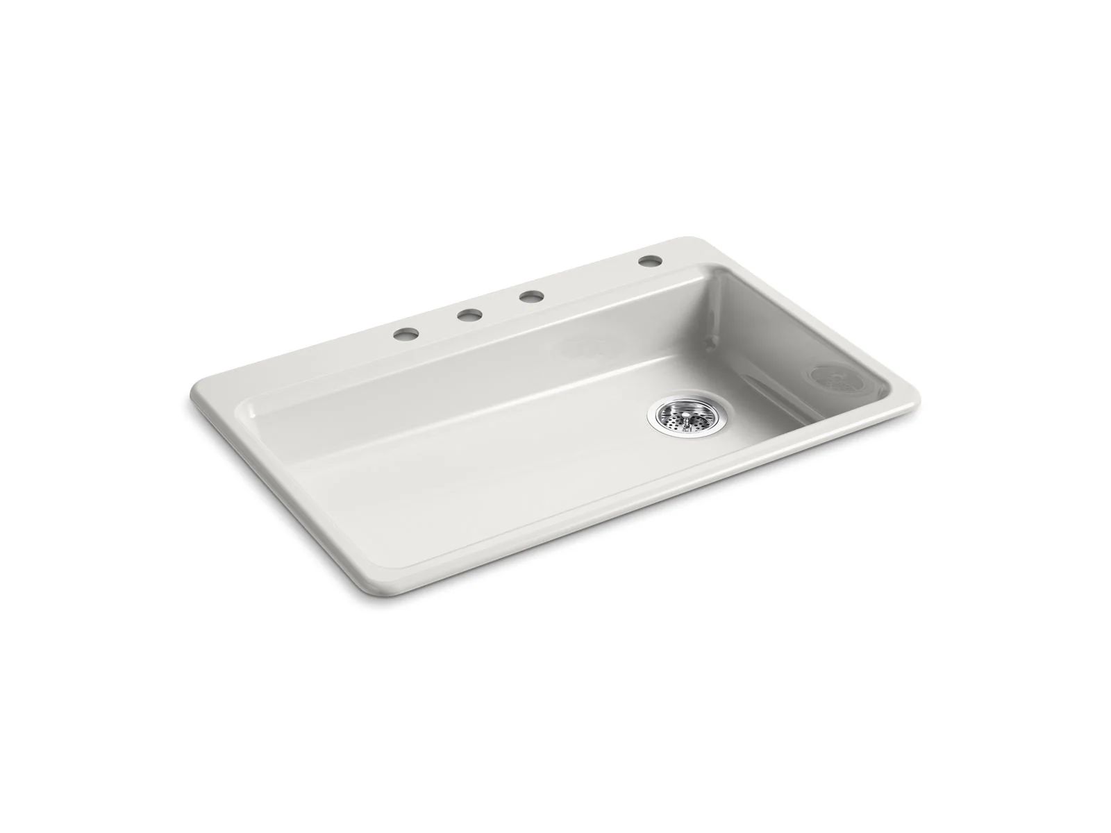 KOHLER K-8689-4 Riverby 33" top-mount single-bowl kitchen sink - Image 5