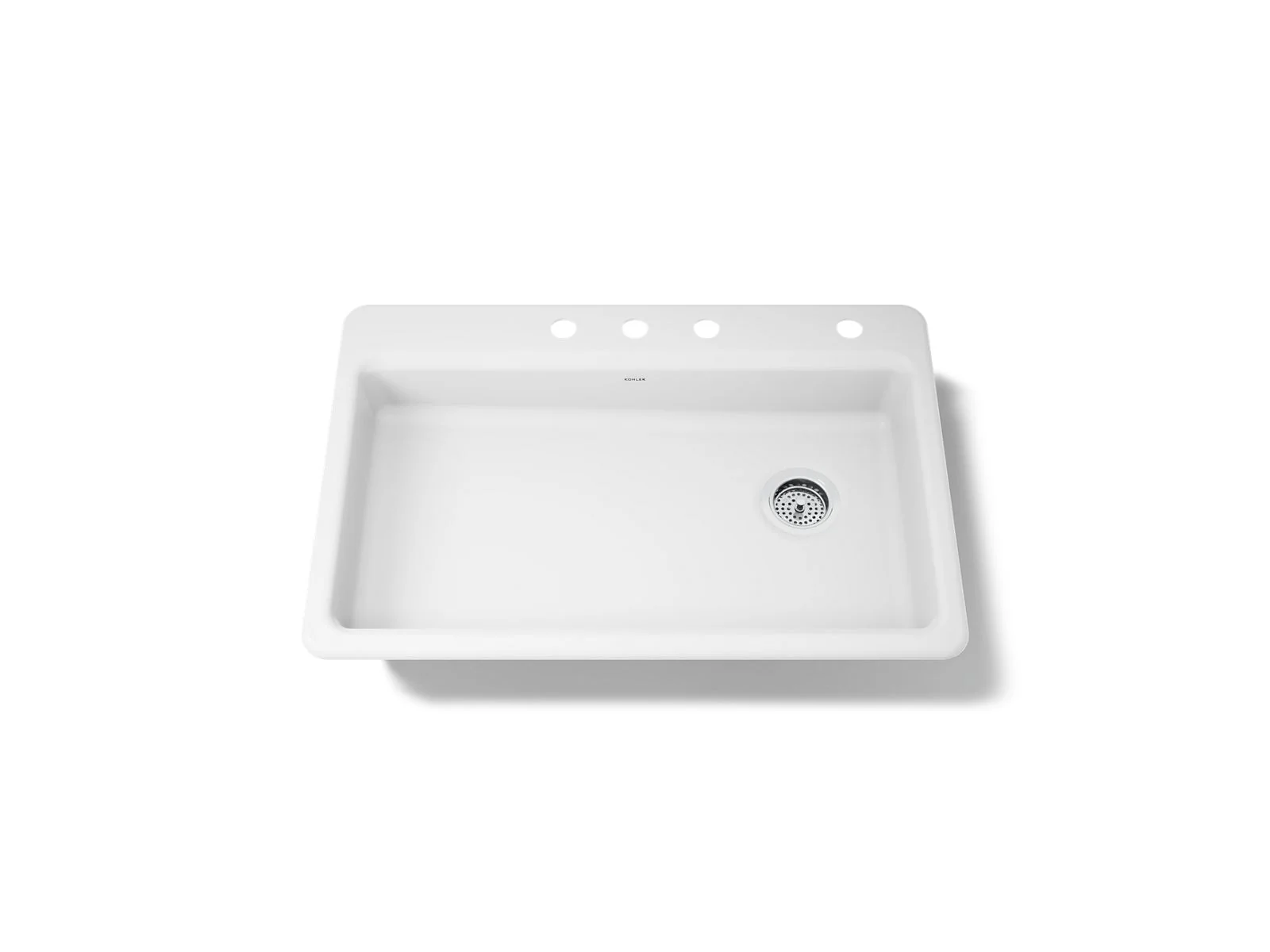 KOHLER K-8689-4 Riverby 33" top-mount single-bowl kitchen sink - Image 6