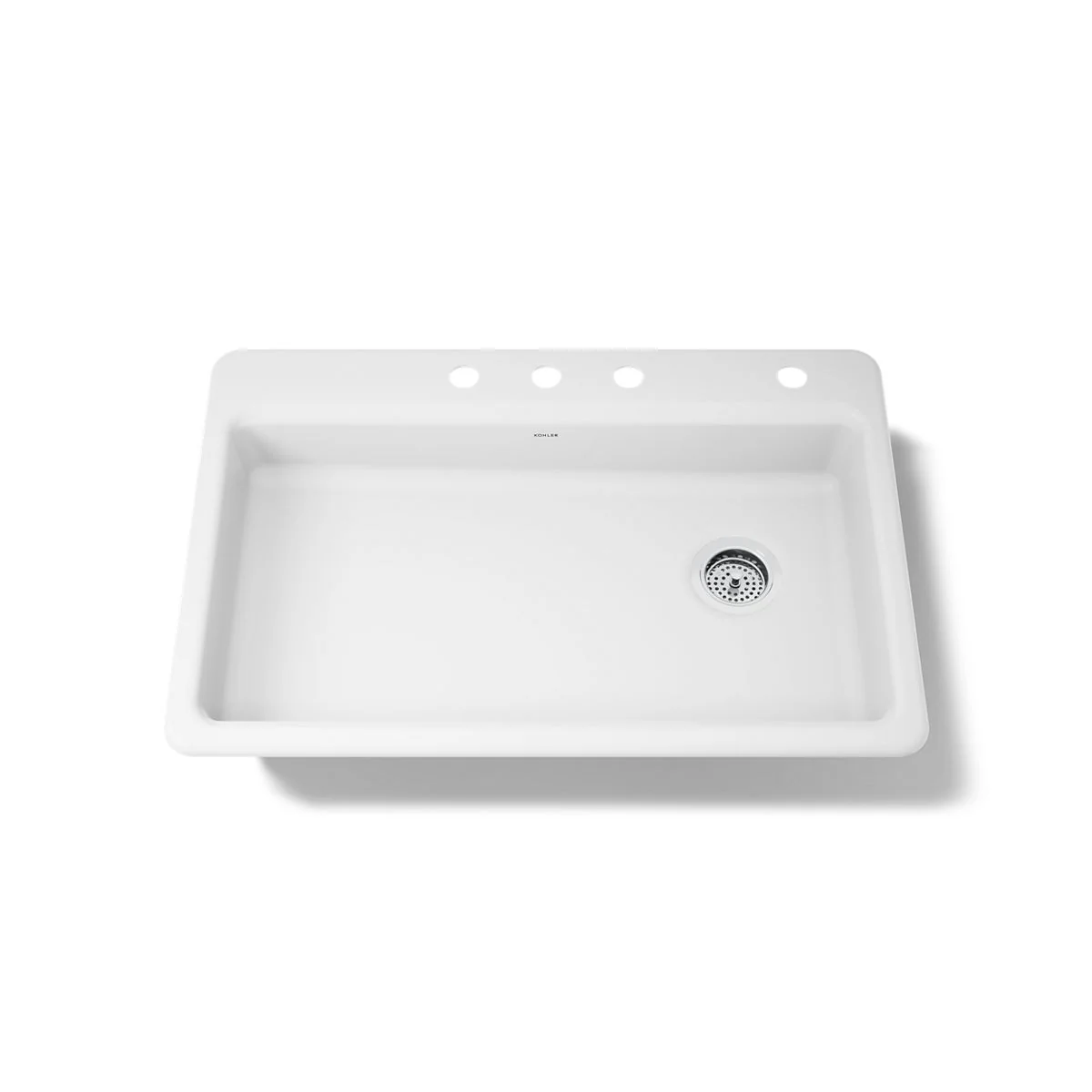 KOHLER K-8689-4 Riverby 33" top-mount single-bowl kitchen sink - Image 9