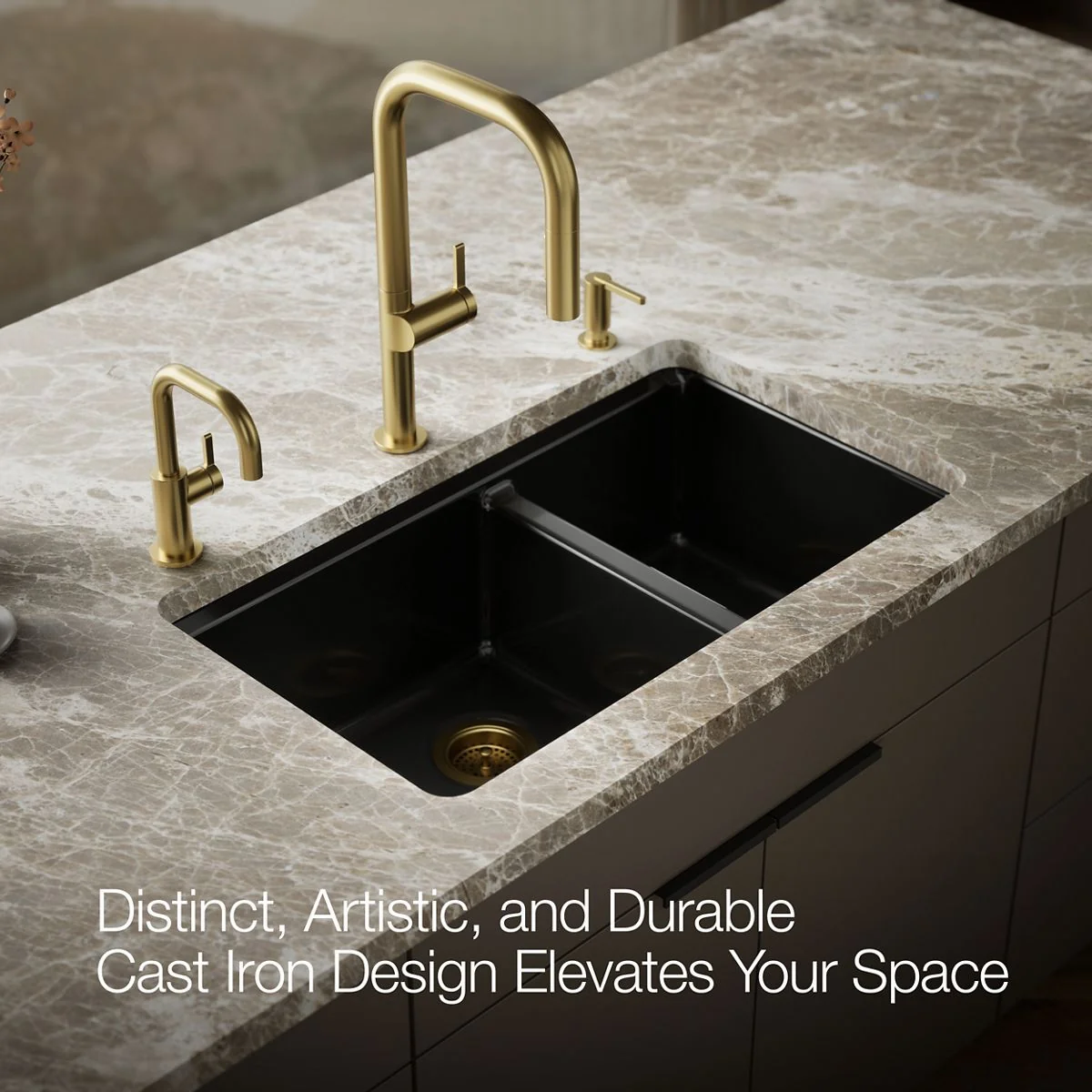 KOHLER K-8669-5UA3 Riverby 33" undermount double-bowl workstation kitchen sink - Image 19
