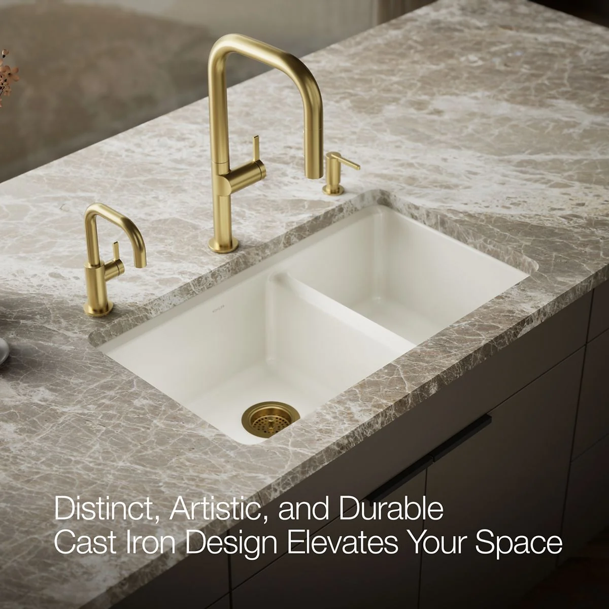 KOHLER K-8669-5UA3 Riverby 33" undermount double-bowl workstation kitchen sink - Image 29