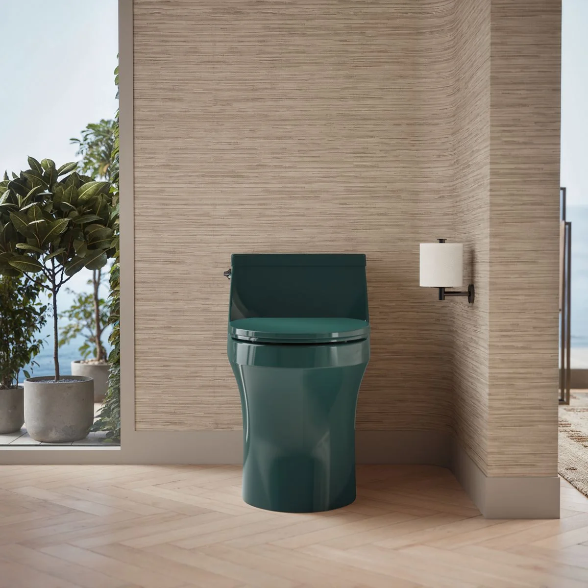 KOHLER K-5172 San Souci One-piece compact elongated toilet with concealed trapway, 1.28 gpf - Image 24