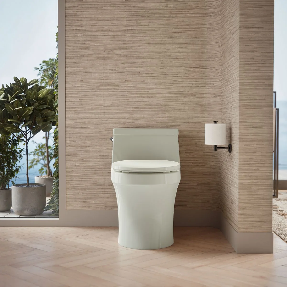 KOHLER K-4007 San Souci One-piece round-front toilet, 1.28 gpf - Image 34