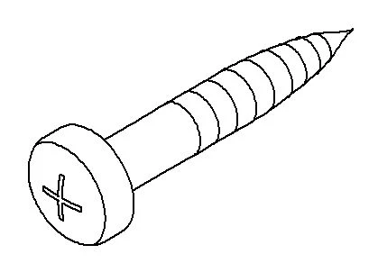 KOHLER K-1031659-C Screw, 8-18 X 1" Cr Pan Hd Pp Tap S