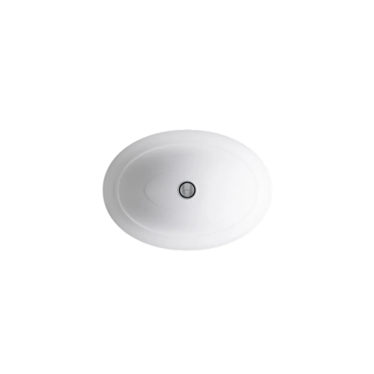 KOHLER K-2824 Serif 20-3/4" oval undermount bathroom sink, no overflow - Image 10