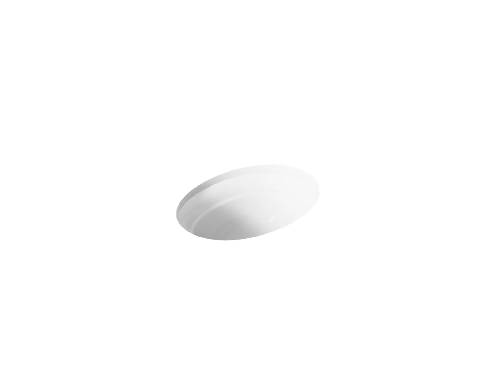 KOHLER K-2824 Serif 20-3/4" oval undermount bathroom sink, no overflow - Image 9