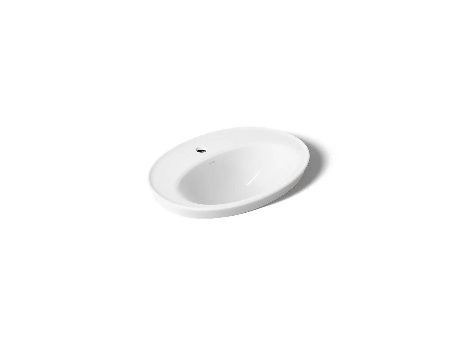 KOHLER K-2075-1 Serif 22-1/4" oval drop-in bathroom sink - Image 8