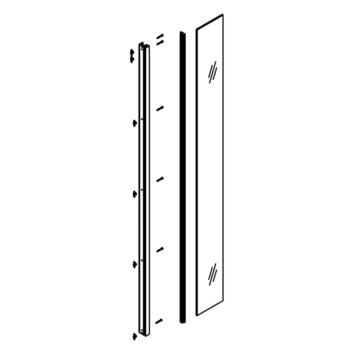 KOHLER K-1325937-01 Service Kit, Wall Jamb And Fixed Panel