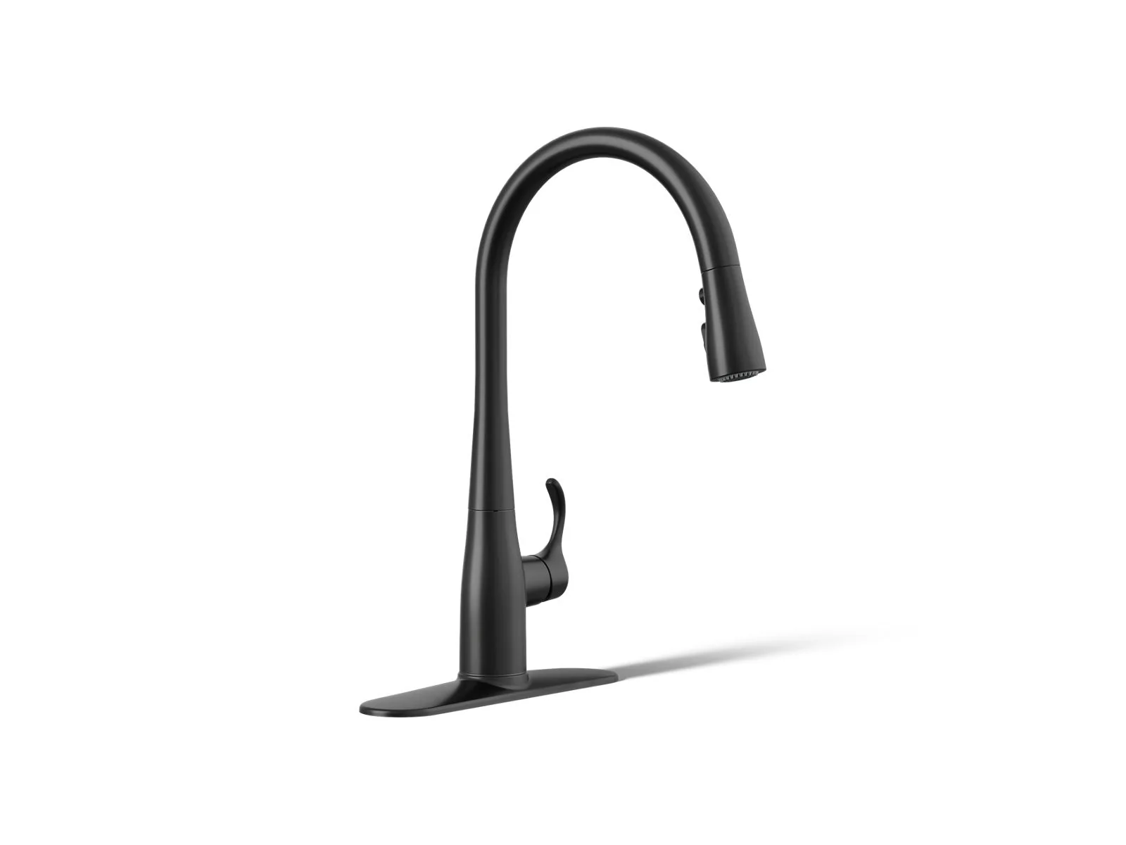 KOHLER K-596 Simplice Pull-down kitchen sink faucet with three-function sprayhead - Image 10