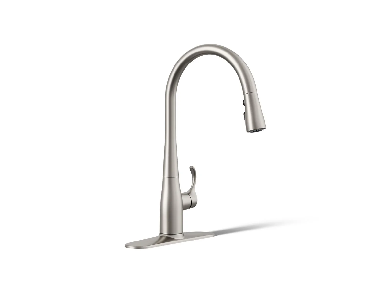 KOHLER K-596 Simplice Pull-down kitchen sink faucet with three-function sprayhead - Image 20