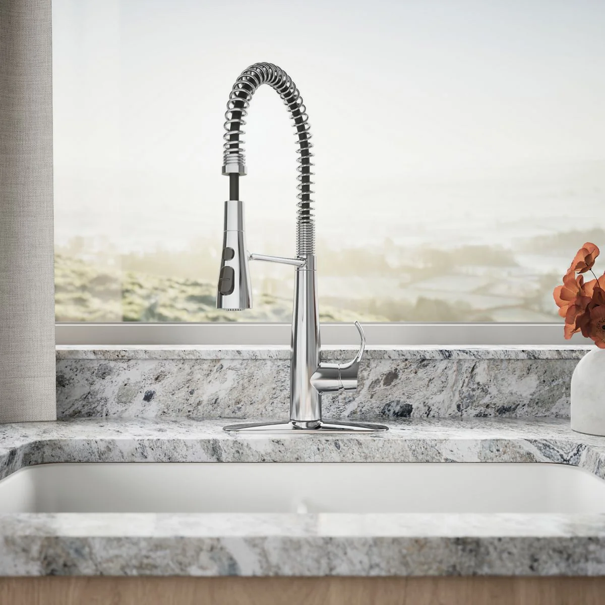 KOHLER K-22033 Simplice Semi-professional kitchen sink faucet with three-function sprayhead - Image 18