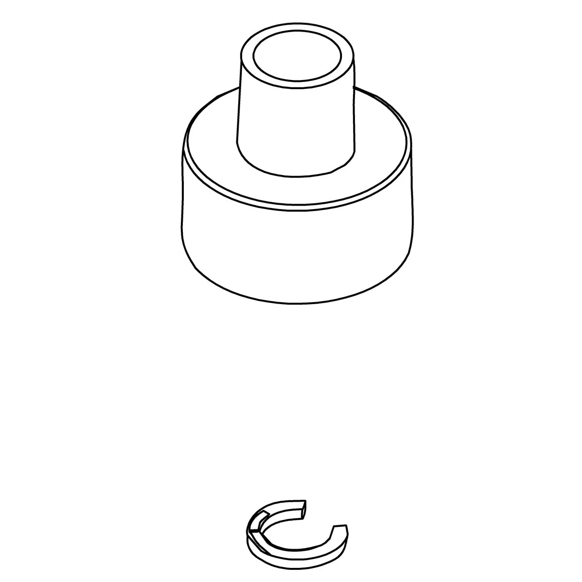 KOHLER K-1347900 Spray Nut Kit