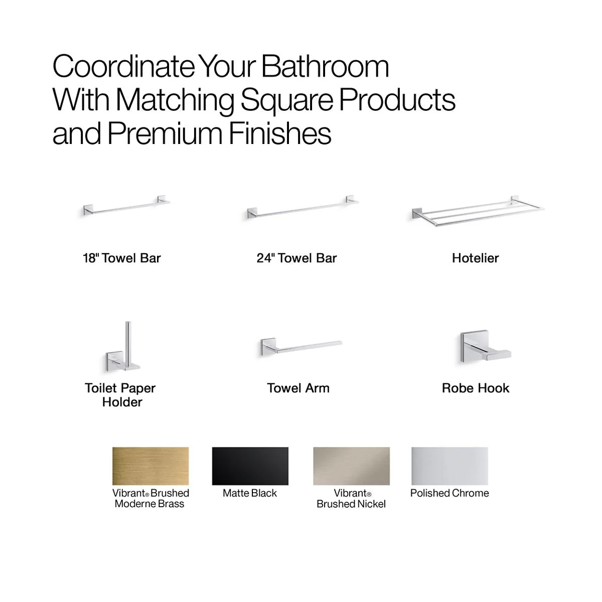 KOHLER K-23288 Square Double toilet paper holder - Image 11