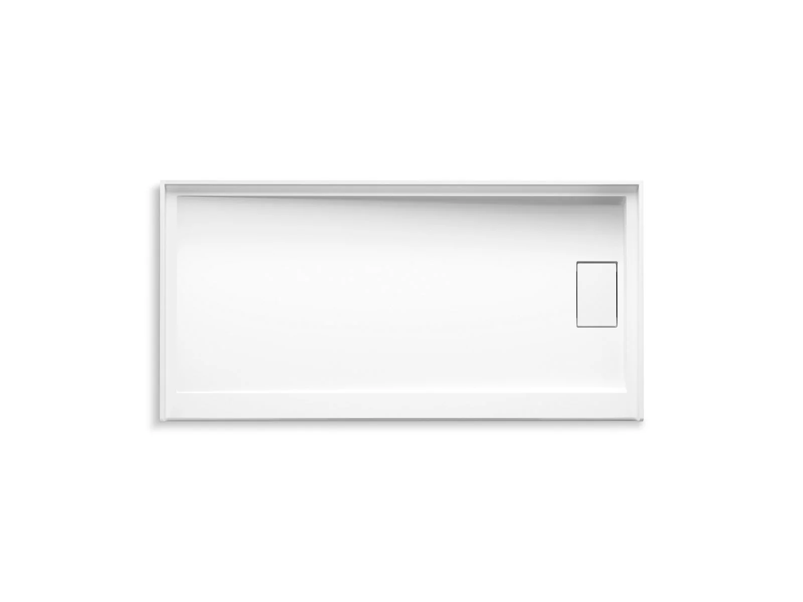 KOHLER K-44148 Stoneridge 60" x 30" alcove shower base, right drain - Image 2