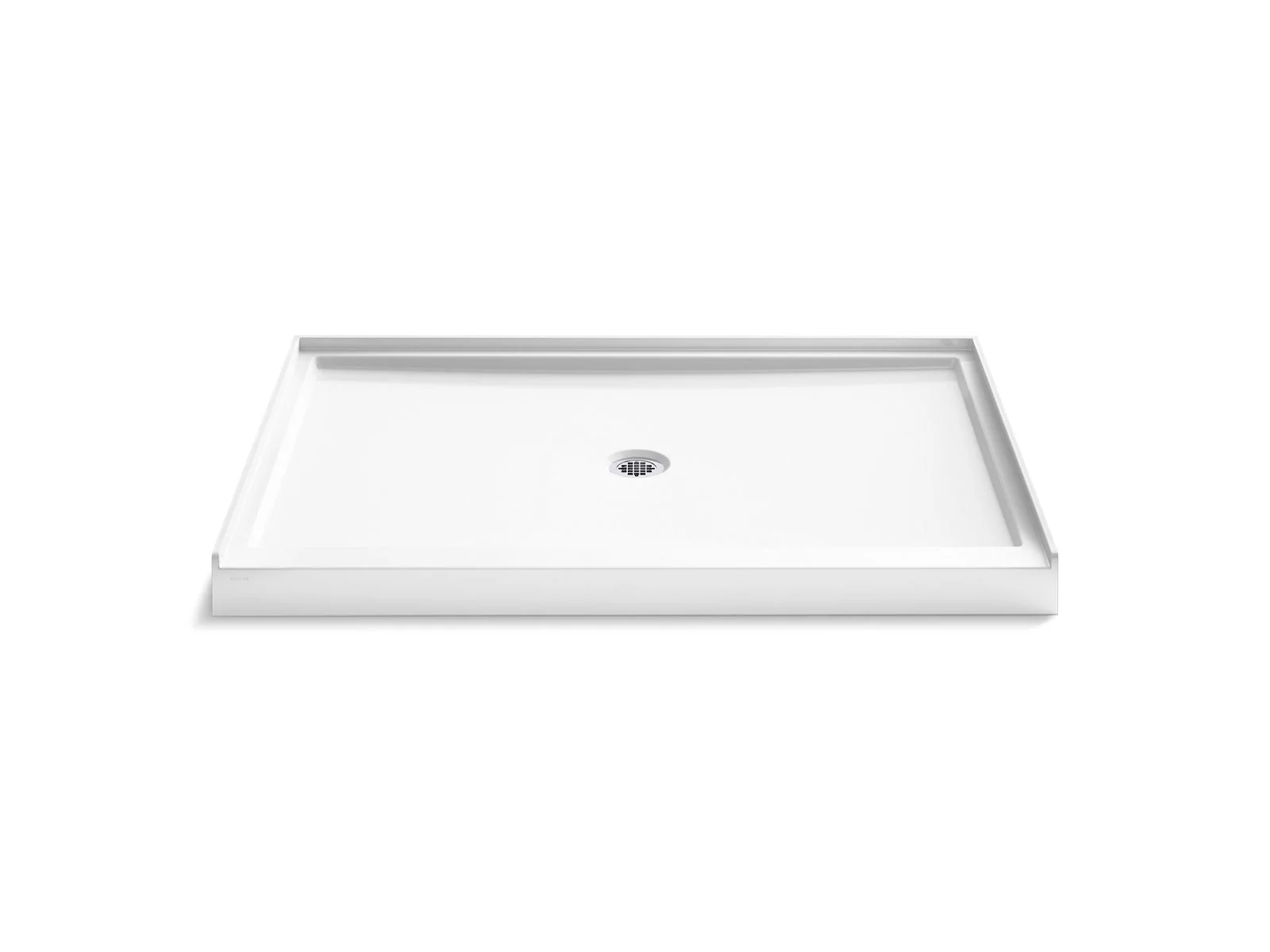KOHLER K-44157 Stoneridge 60" x 42" alcove shower base, center drain