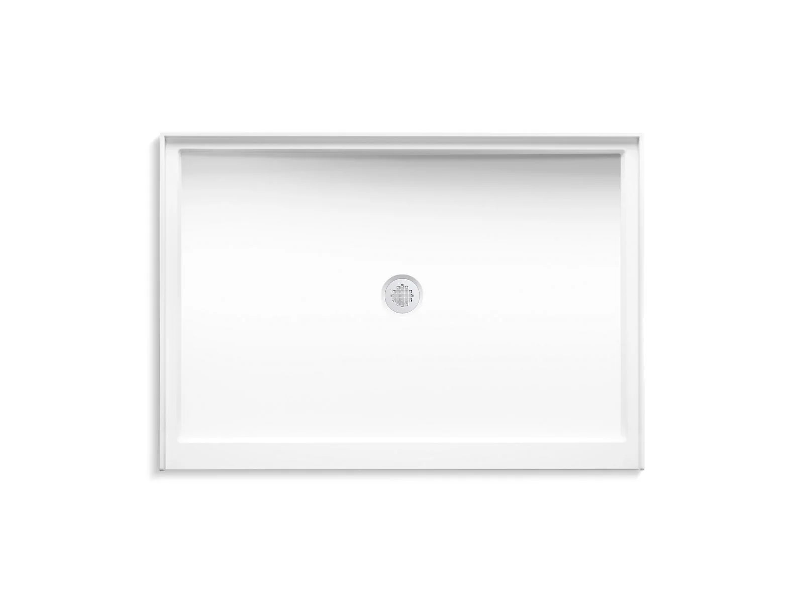 KOHLER K-44157 Stoneridge 60" x 42" alcove shower base, center drain - Image 2
