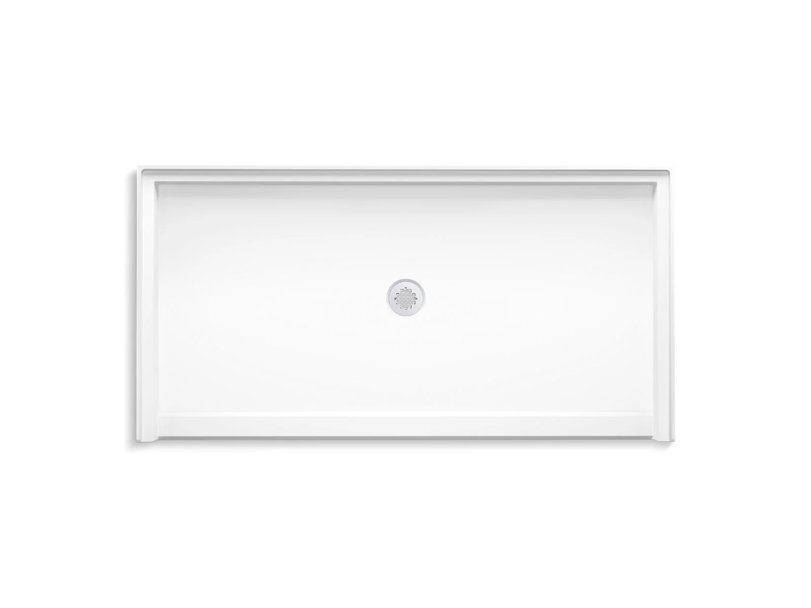 KOHLER K-44168 Stoneridge 66" x 34" alcove shower base, center drain - Image 2