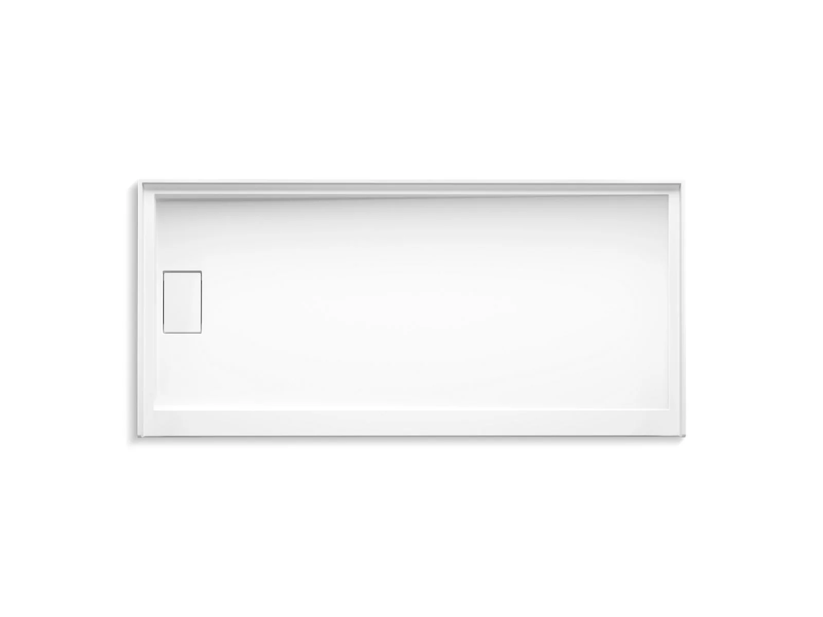 KOHLER K-44161 Stoneridge 72" x 34" alcove shower base, left drain - Image 2