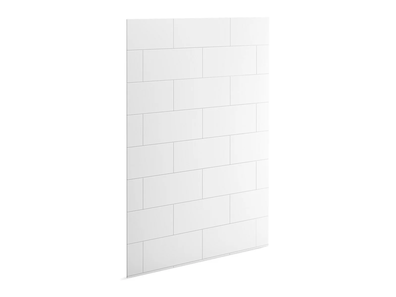 KOHLER K-39438-T07 Stoneridge 96" x 60" shower back wall with large block design - Image 2