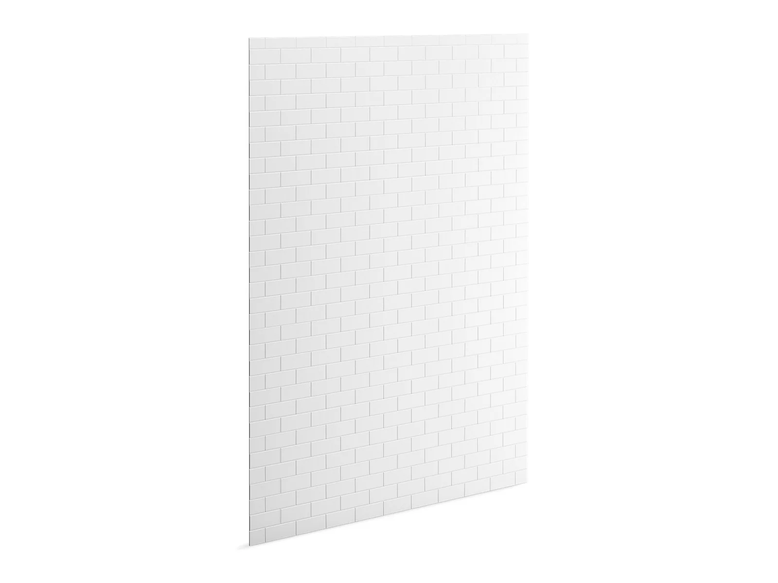 KOHLER K-39438-T06 Stoneridge 96" x 60" shower back wall with subway tile design - Image 2