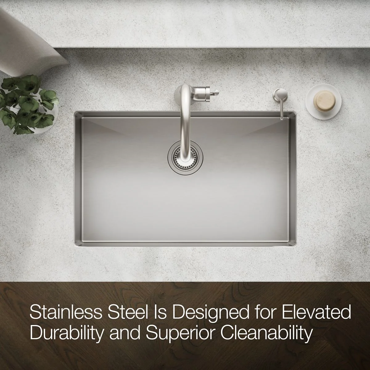 KOHLER K-5409 Strive 29" undermount single-bowl kitchen sink - Image 6