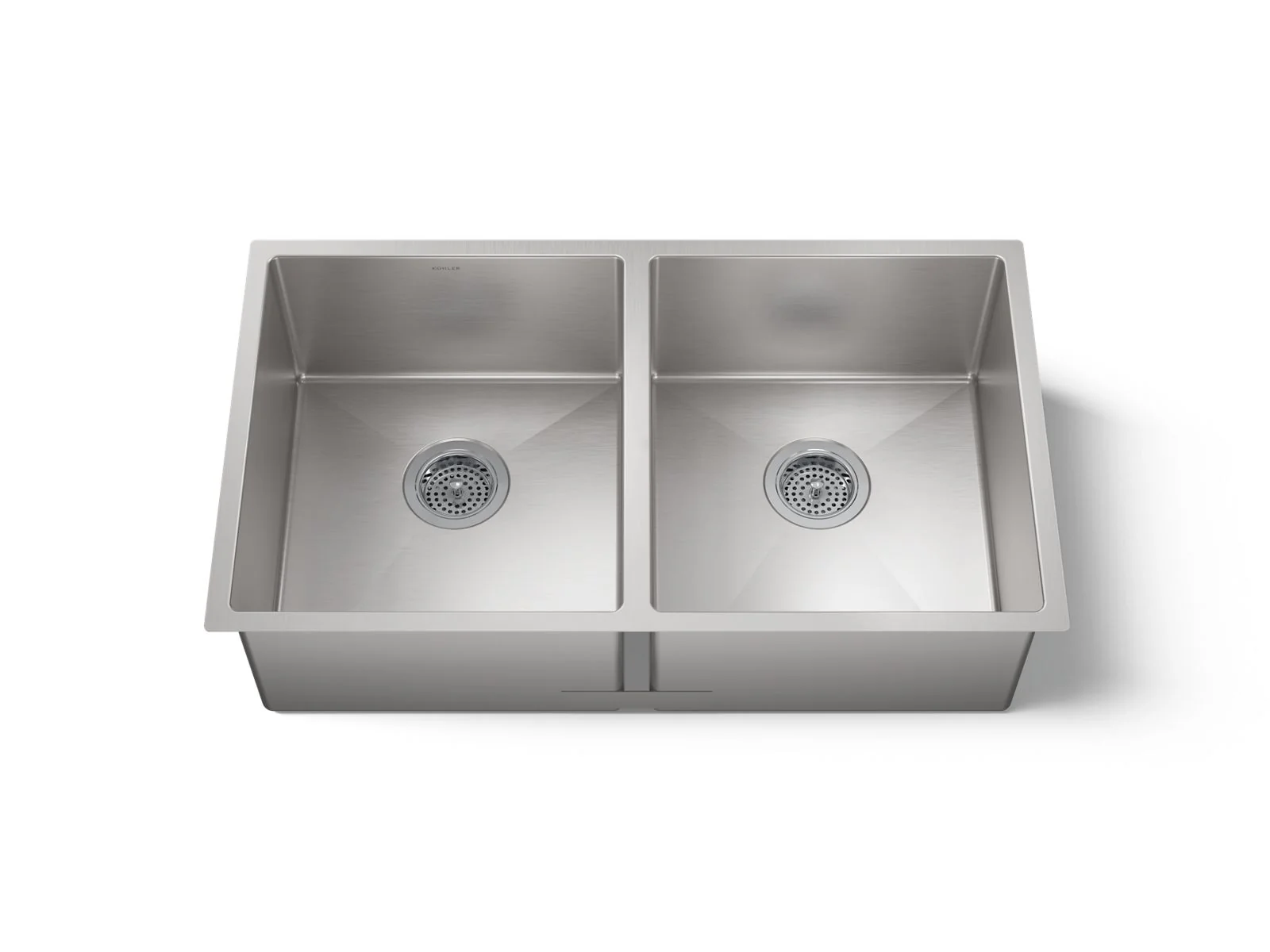 KOHLER K-5281 Strive 32" undermount double-bowl kitchen sink with accessories - Image 2