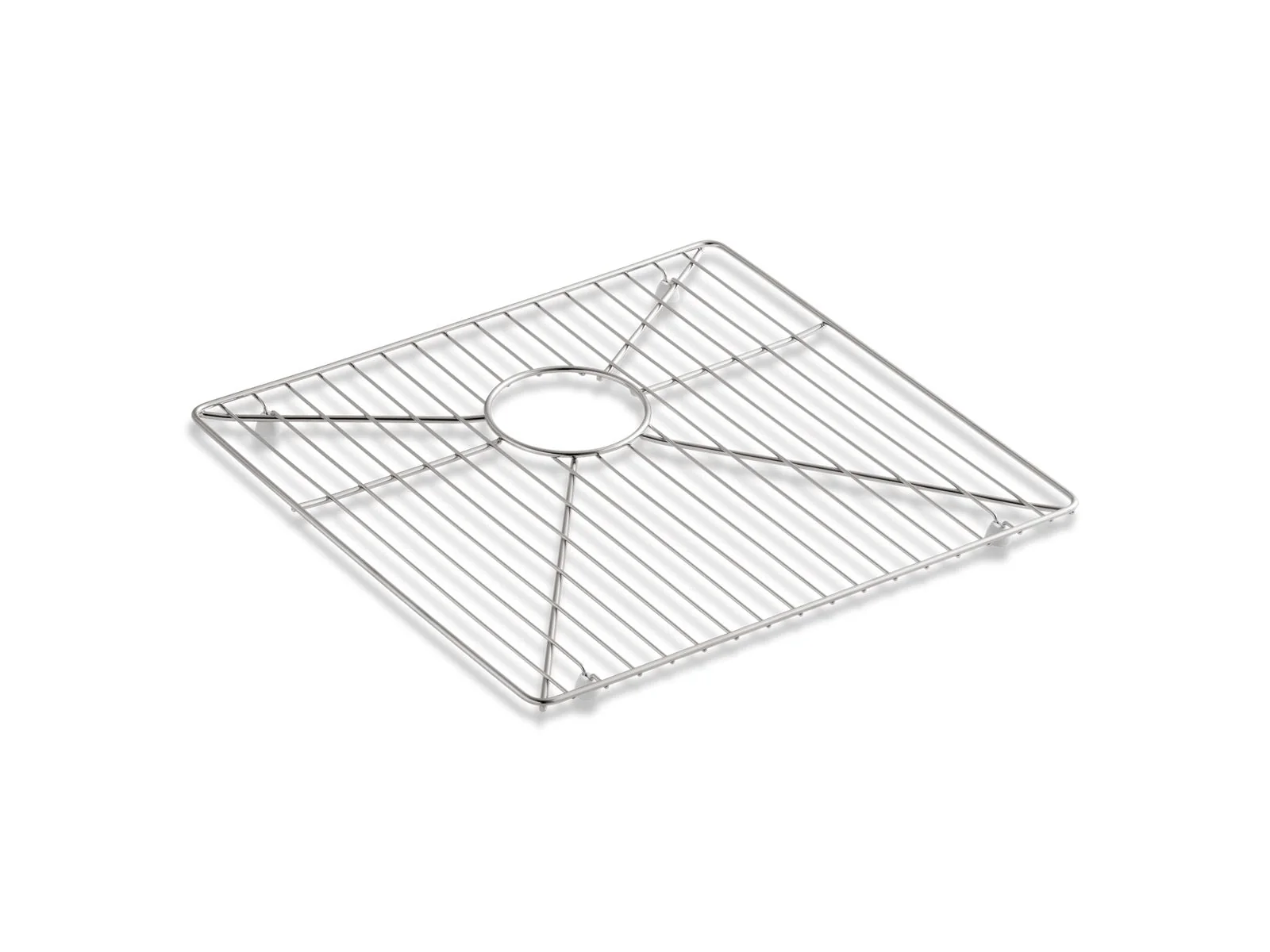 KOHLER K-6646 Strive|Vault Stainless steel sink rack for left bowl, 16-15/16" x 15-15/16"