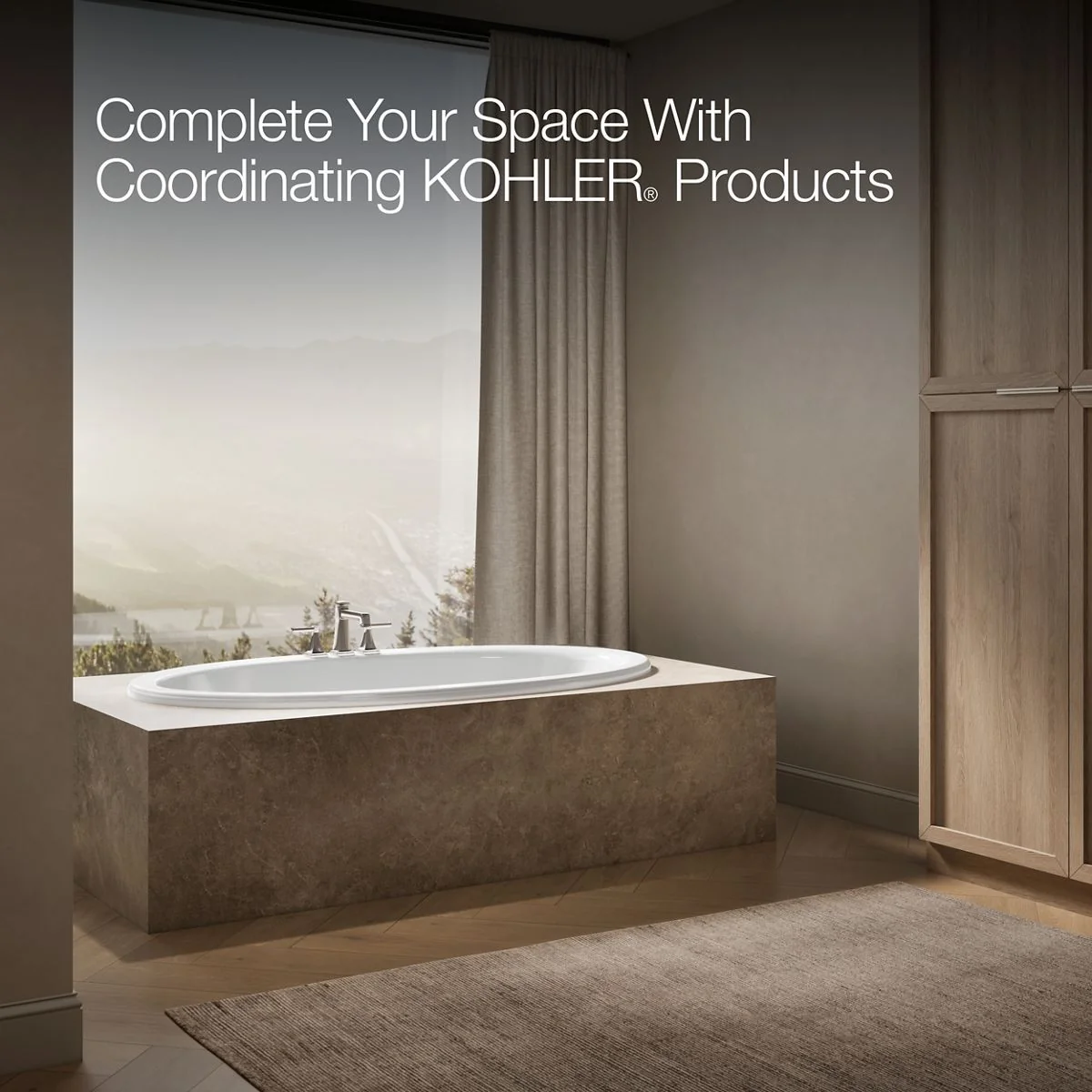 KOHLER K-1165 Sunward 72" x 42" drop-in bath - Image 6