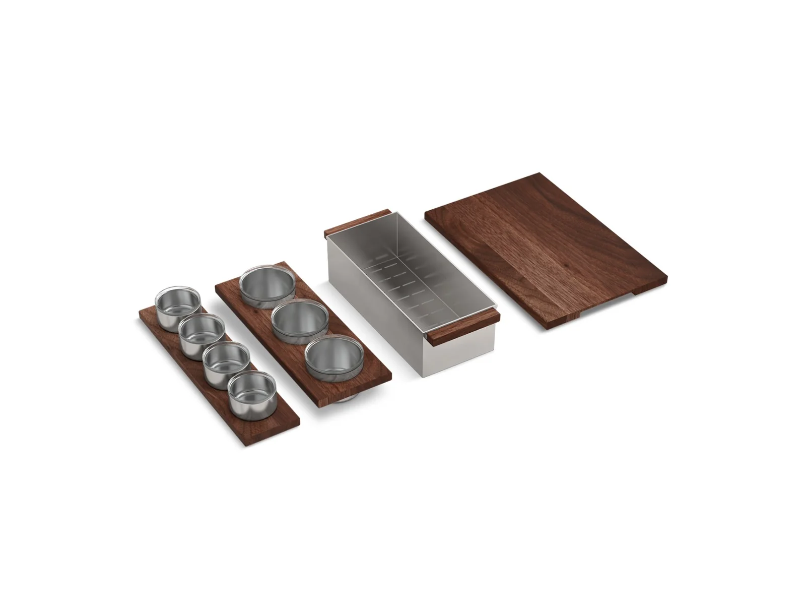 KOHLER K-34542-WAL Synthos Four-piece workstation sink accessory set - Image 2