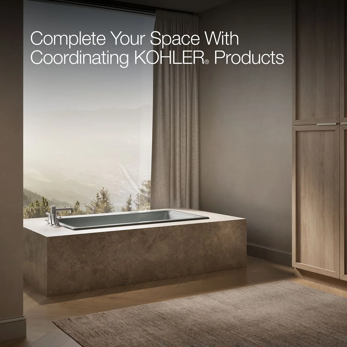 KOHLER K-850 Tea-for-Two 60" x 32" drop-in bath - Image 14