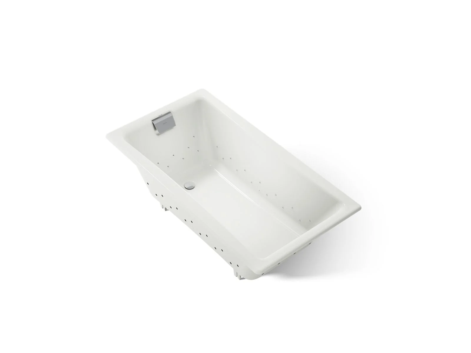 KOHLER K-852-GHNY Tea-for-Two 60" x 32" drop-in Heated BubbleMassage air bath - Image 2