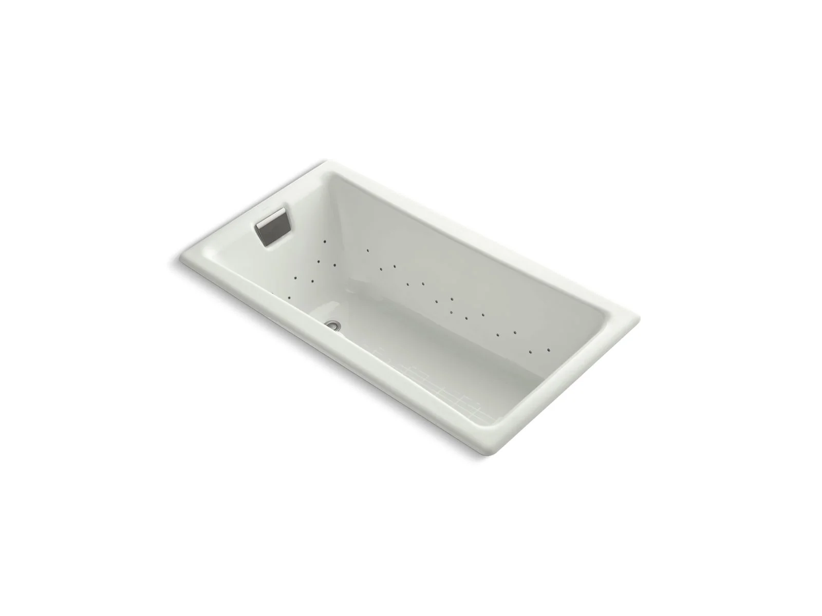 KOHLER K-852-GHBN Tea-for-Two 60" x 32" drop-in Heated BubbleMassage air bath - Image 4