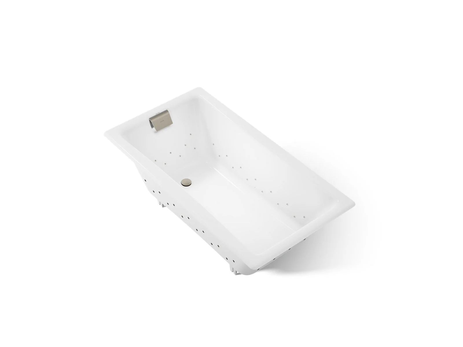 KOHLER K-852-GHBN Tea-for-Two 60" x 32" drop-in Heated BubbleMassage air bath - Image 5