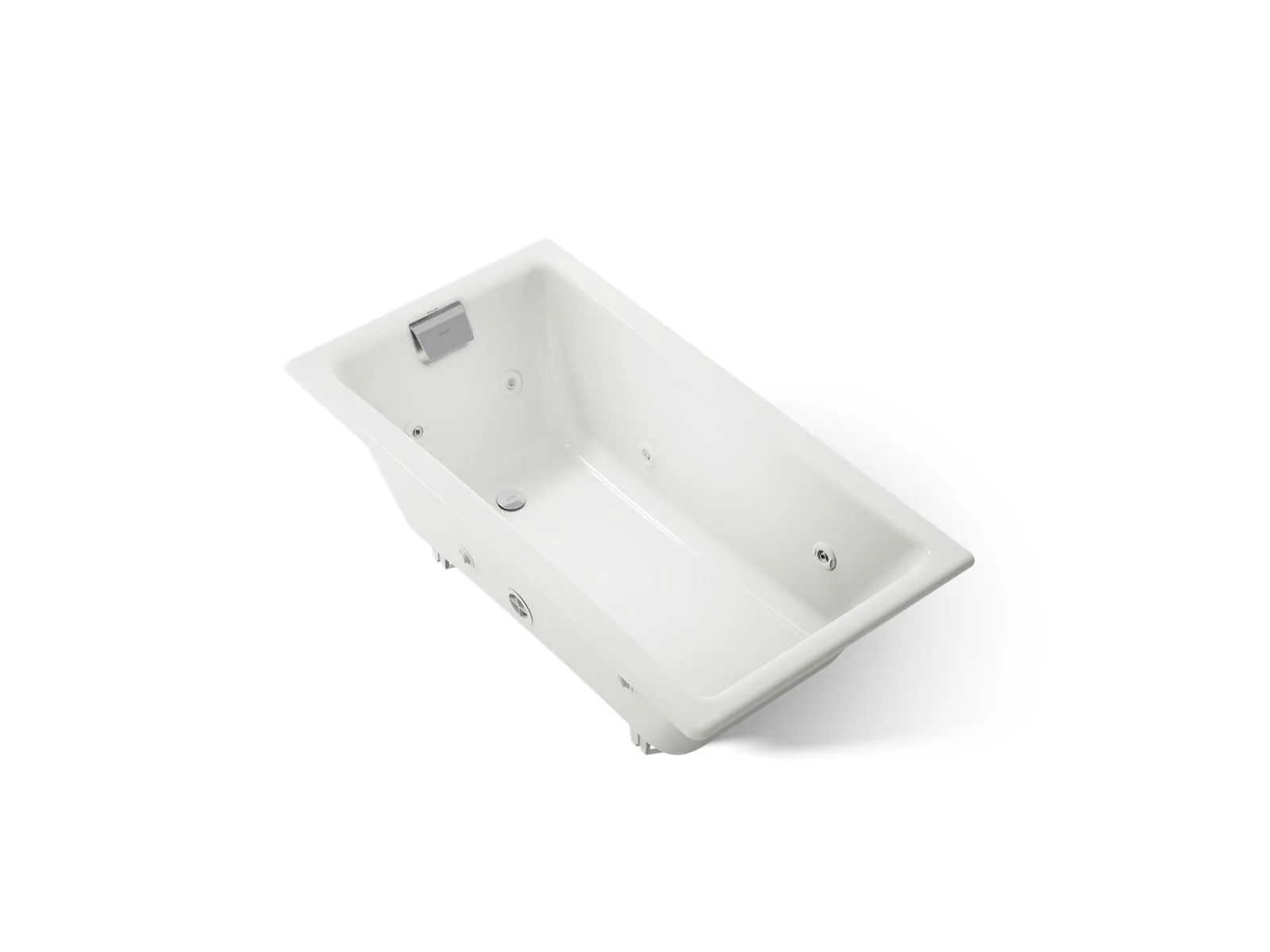 KOHLER K-852-JHE Tea-for-Two 60" x 32" drop-in/undermount whirlpool bath - Image 19