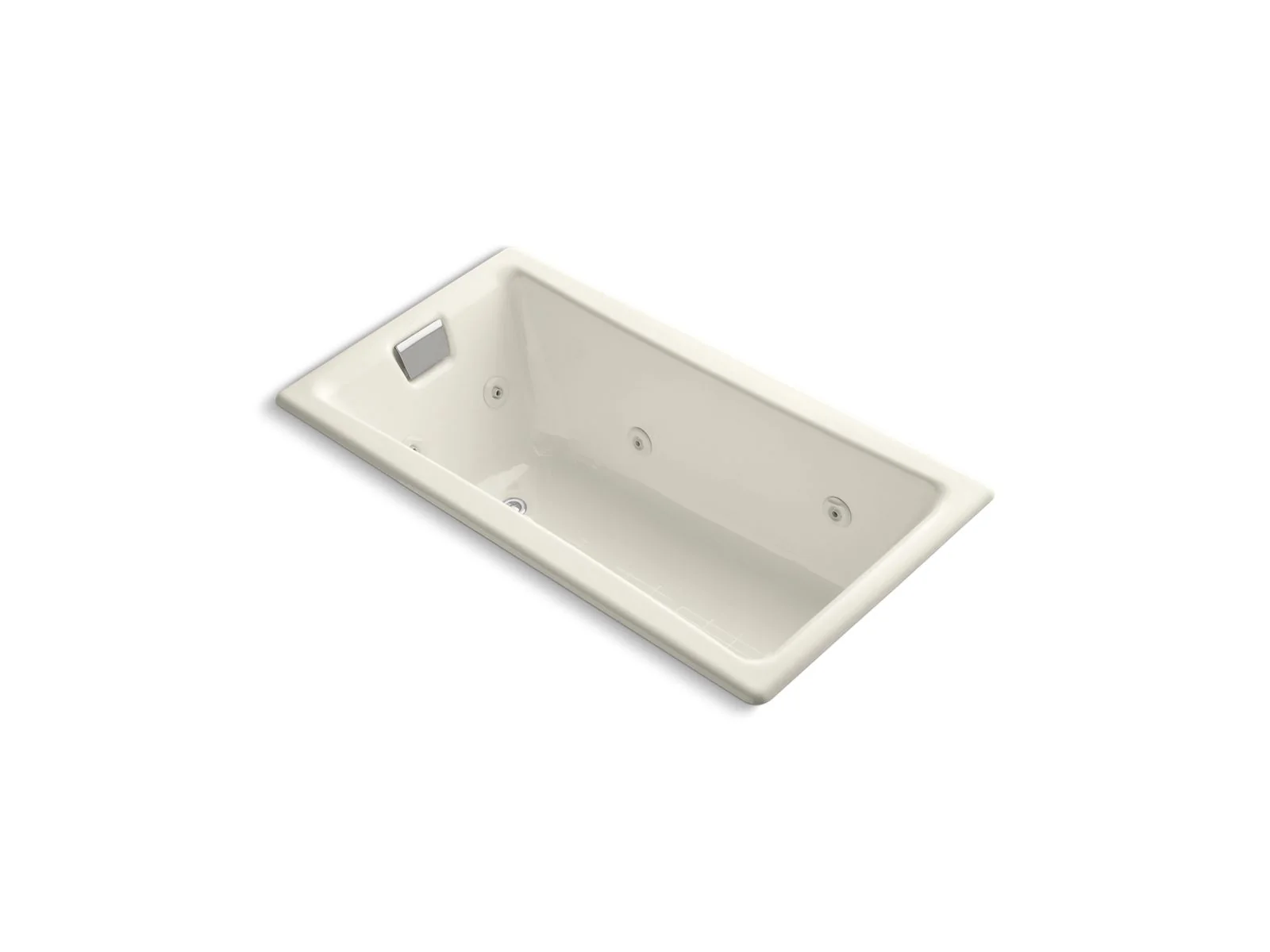 KOHLER K-852-JHB Tea-for-Two 60" x 32" drop-in/undermount whirlpool bath - Image 3