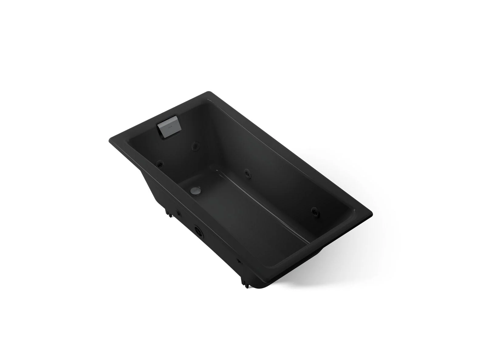 KOHLER K-852-JHB Tea-for-Two 60" x 32" drop-in/undermount whirlpool bath - Image 9