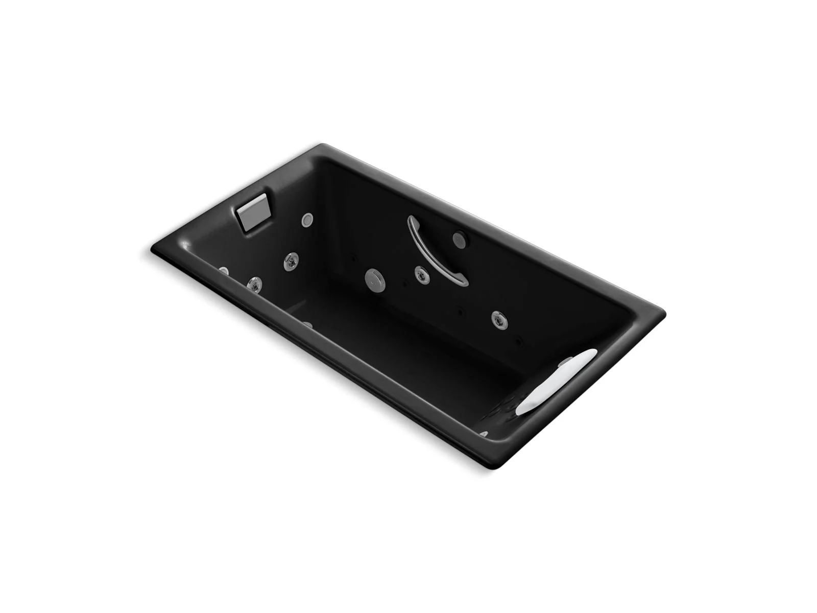 KOHLER K-856-V Tea-for-Two 66" x 36" drop-in Effervescence whirlpool bath - Image 3