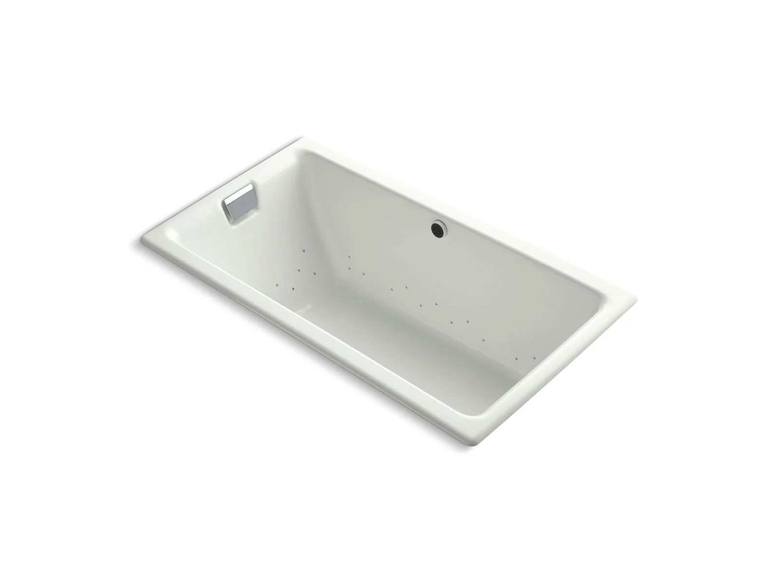 KOHLER K-856-GHCP Tea-for-Two 66" x 36" drop-in Heated BubbleMassage air bath - Image 4