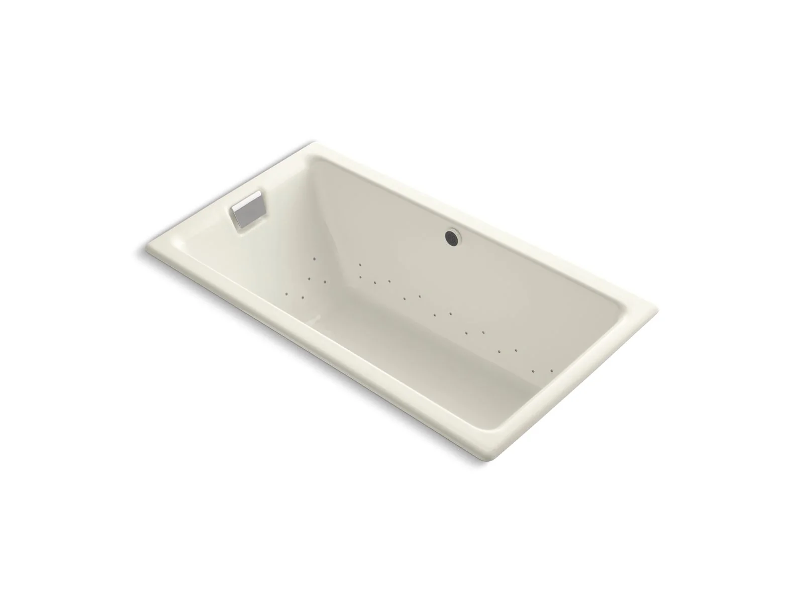 KOHLER K-856-GHBN Tea-for-Two 66" x 36" drop-in Heated BubbleMassage air bath - Image 3