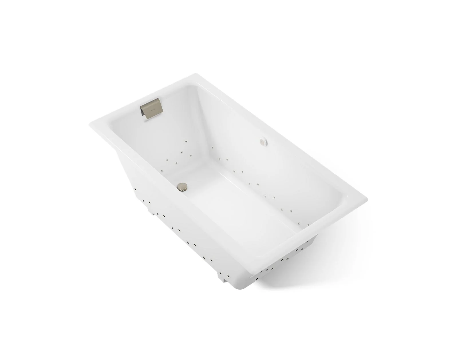 KOHLER K-856-GHBN Tea-for-Two 66" x 36" drop-in Heated BubbleMassage air bath - Image 4