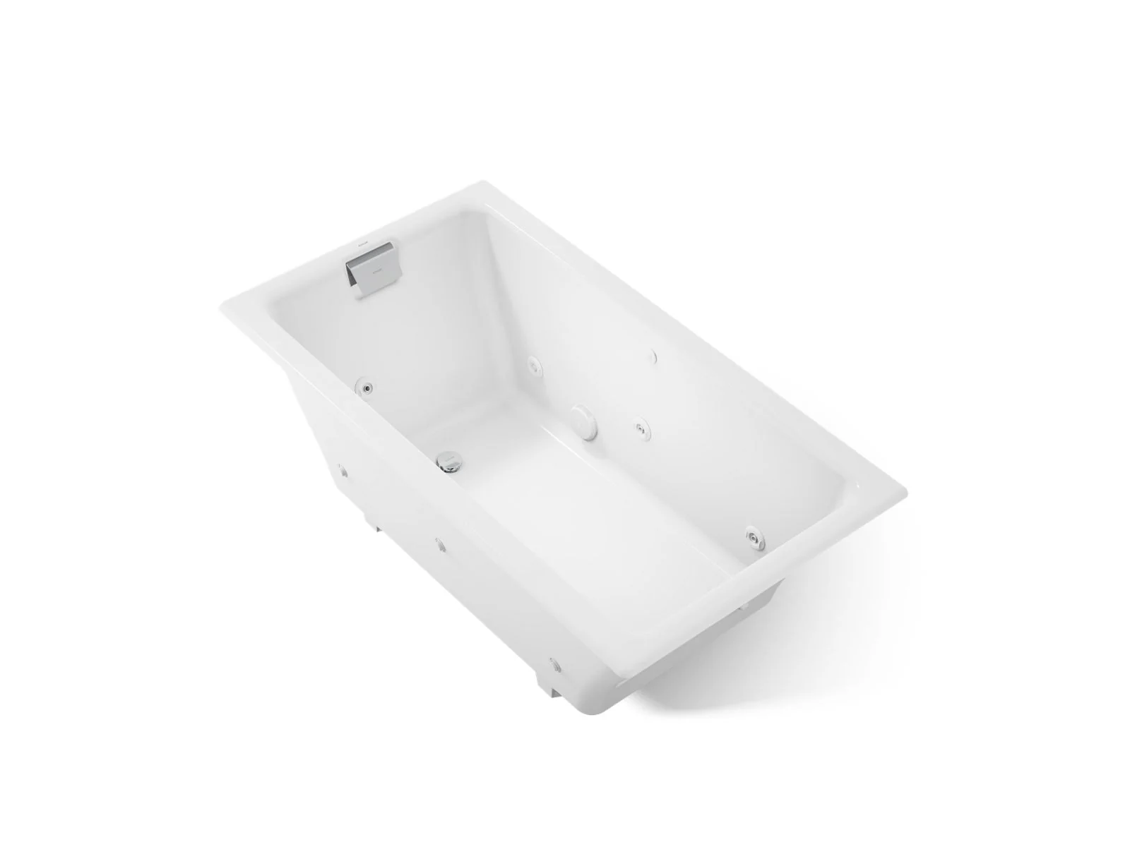 KOHLER K-856-JHE Tea-for-Two 66" x 36" drop-in/undermount whirlpool bath - Image 5