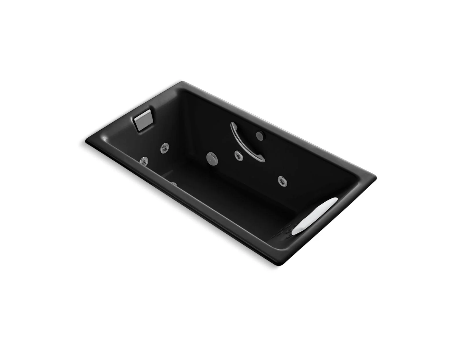 KOHLER K-856-M Tea-for-Two 66" x 36" drop-in whirlpool bath - Image 3